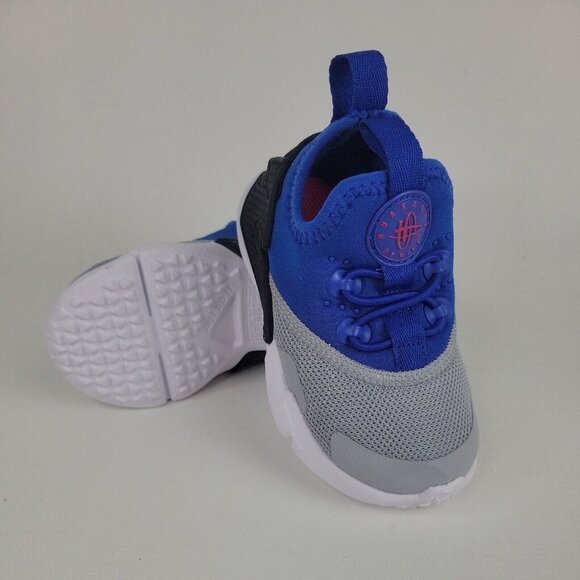 Nike Huarache Drift Toddler Shoes Infant Sneakers White Grey Blue - Picture 11 of 12